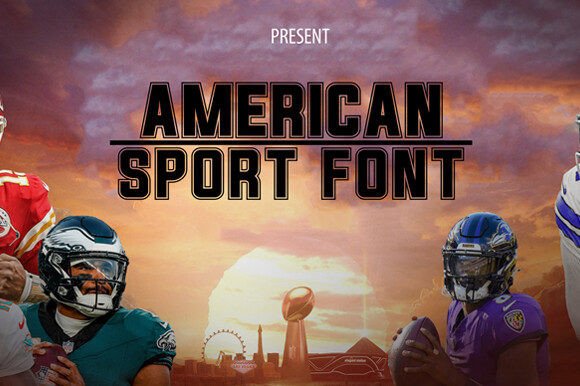 American Sport Font Review: A Bold Typeface for Campaign Design