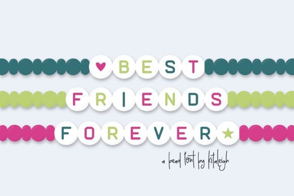 Best Friends Forever: A Playful Display Typeface for Editorial Design