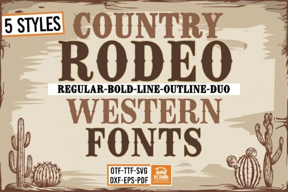 Bringing the Wild West to Life with the Rodeo Bundle Typeface