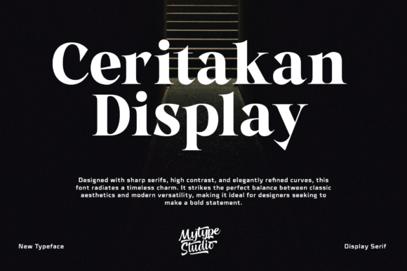 Ceritakan Display: A Bold Typeface for Modern Brand Identity