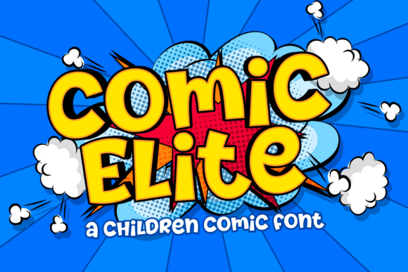 Comic Elite: A Lively Display Font for Playful Branding