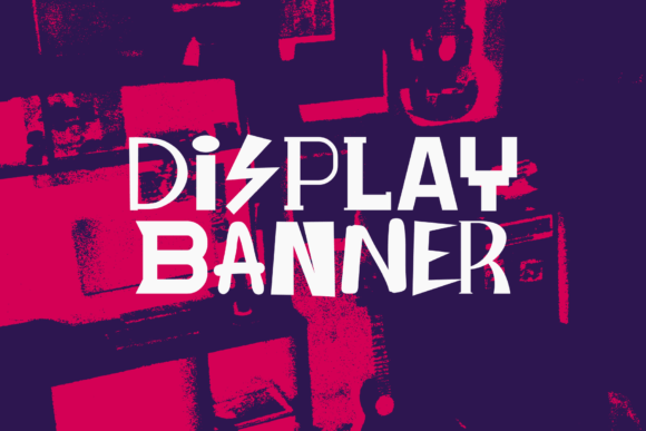 Display Banner: The Bold Typeface for Handmade Branding