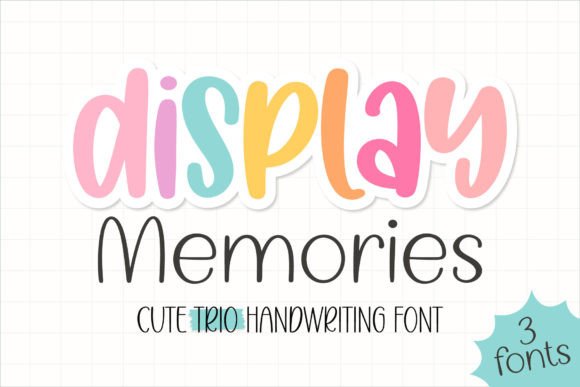 Display Memories: The Handwritten Typeface for Modern Editorial Design