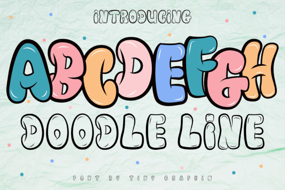 Doodle Line: A Bold Display Typeface for Authentic Street Branding
