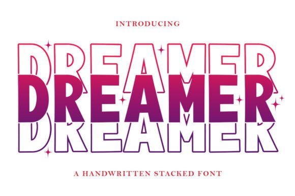 Dreamer Stacked: A Creative Display Font for Bold Brand Identity