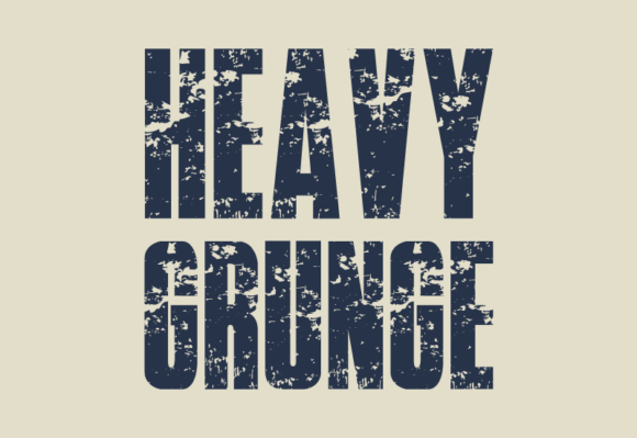 Heavy Grunge: A Display Font That Transforms Digital Brand Identity