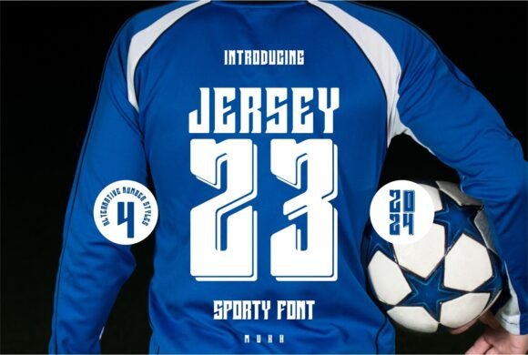 Jersey 23: The Bold Display Font That Brings Handmade Brands to Life