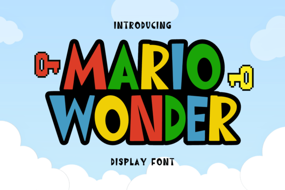 Mario Wonder: The Bold Display Font That Elevates Brand Identity