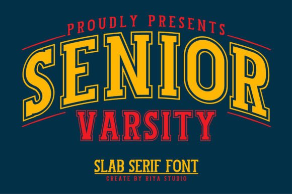 Senior Varsity: The Premium Display Typeface for High-Impact Marketing