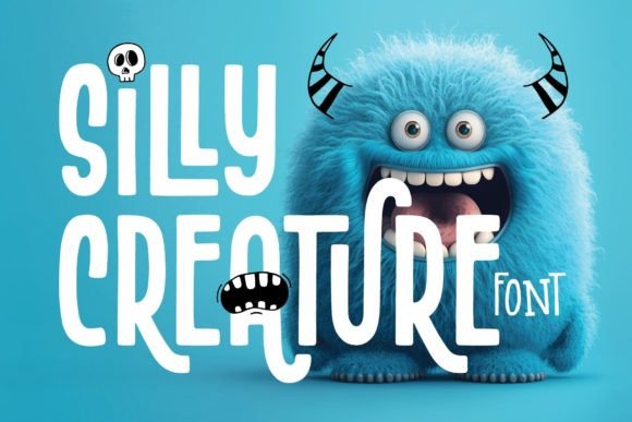Silly Creature: A Playful Display Font for Engaging Editorial Design