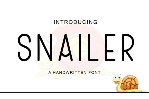 Snailer: The Premium Display Font That Elevates Your Campaigns