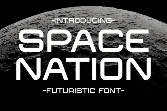 Space Nation: A Futuristic Display Font for Modern Editorial Design