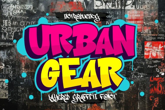 Urban Gear: The Bold Display Typeface for Street-Style Crafts