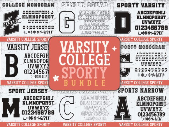 Varsity College Sporty Bundle: The Perfect Typeface for Energetic Web Design
