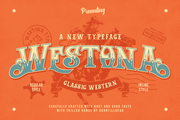 Westona: A Bold Western Typeface for Authentic Brand Identity